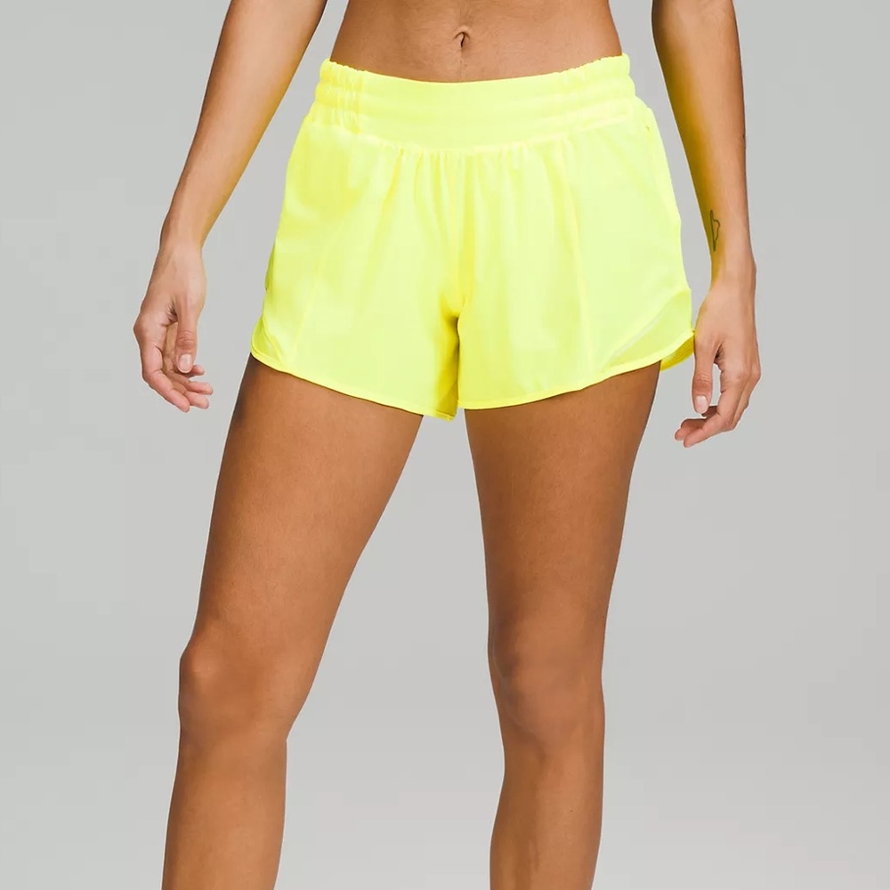 LuluLemon Low Rise Hotty Hot Shorts